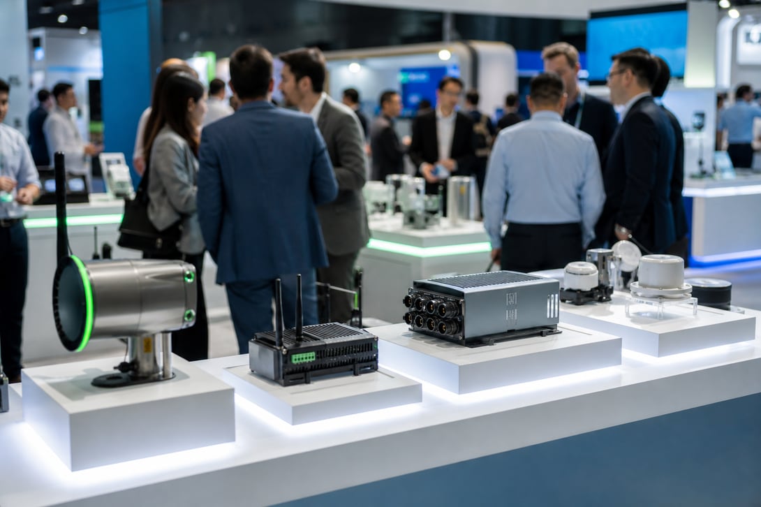 Wichtige Vorteile der eSIM für industrielle IoT- und M2M-Geräte – Fachleute betrachten vernetzte Industrieanlagen.